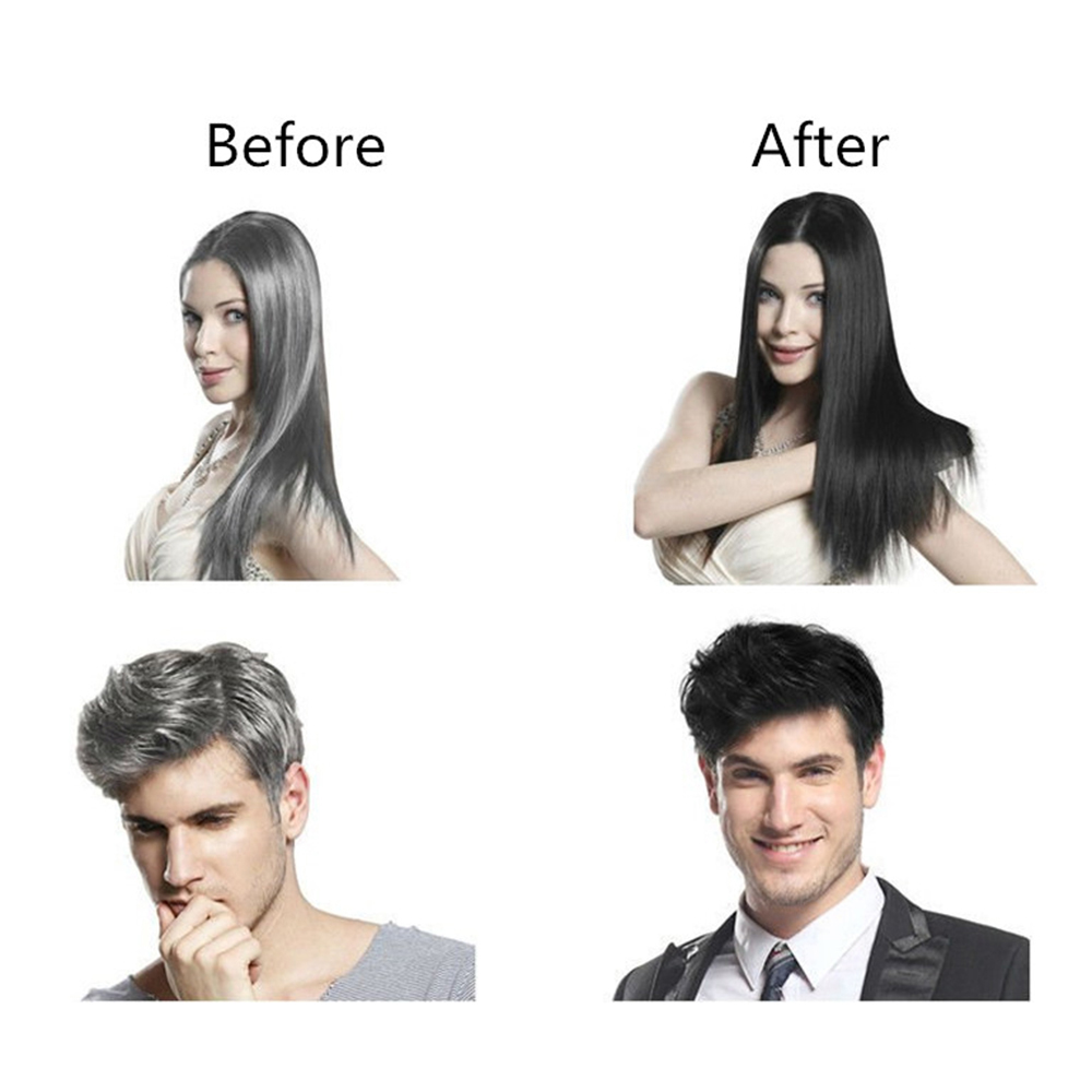 10 Pcs Fast Black Hair Shampoo - огляд і ціна Hair Spray Color