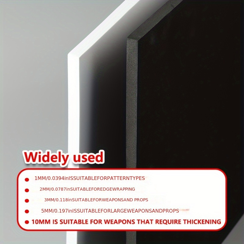 EVA Foam Board 14x19 Inch, 3mm - огляд і ціна Cosplay Prop Foam Board