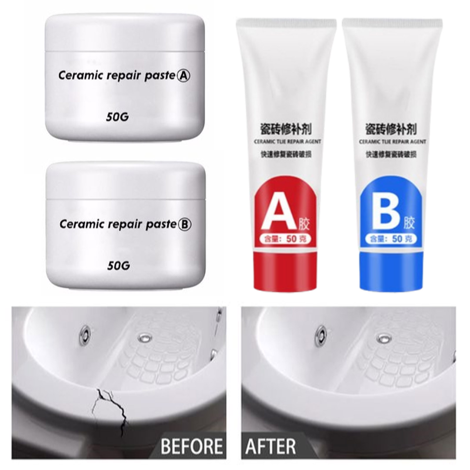 30/100g Tile Repair Agent AB A - огляд і ціна Contact Cement Glue