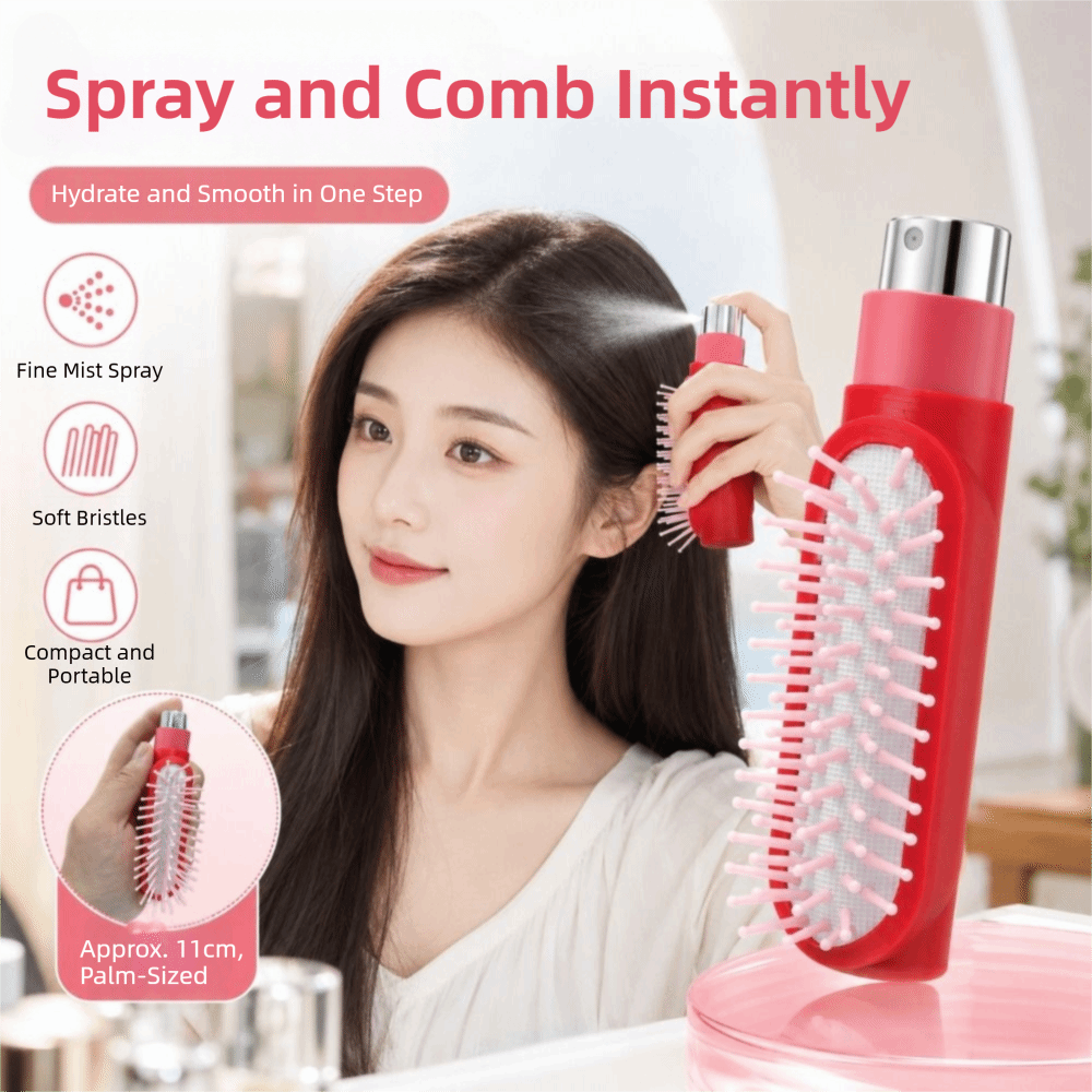 Refillable Spray Massage Comb  - огляд і ціна Hair Spray Color