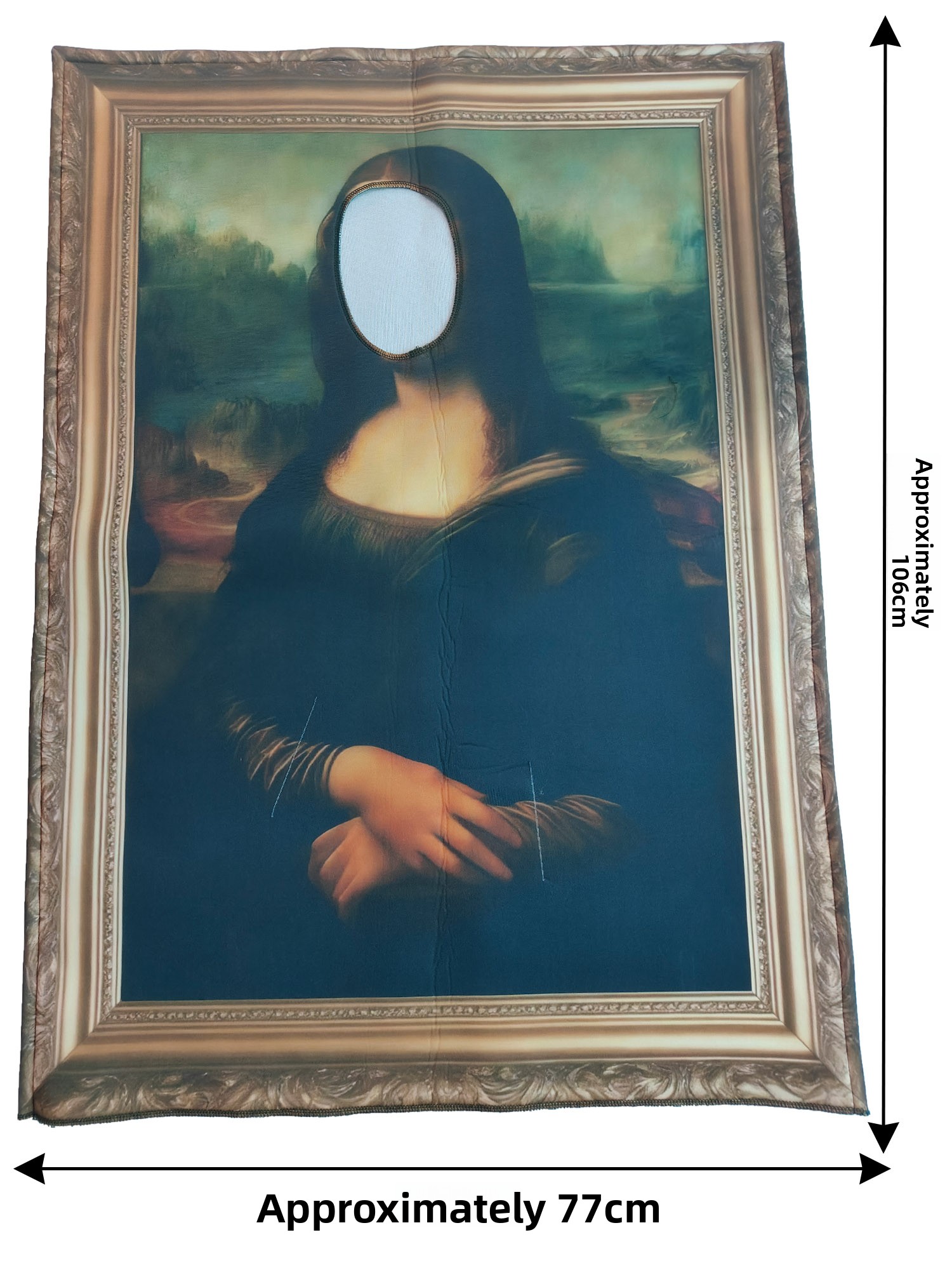 Halloween Mona Lisa Smile Cosp - огляд і ціна Cosplay Prop Paint