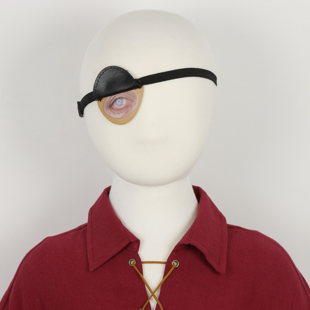 Black PU Leather Pirate Eyepat - огляд і ціна Cosplay Prop