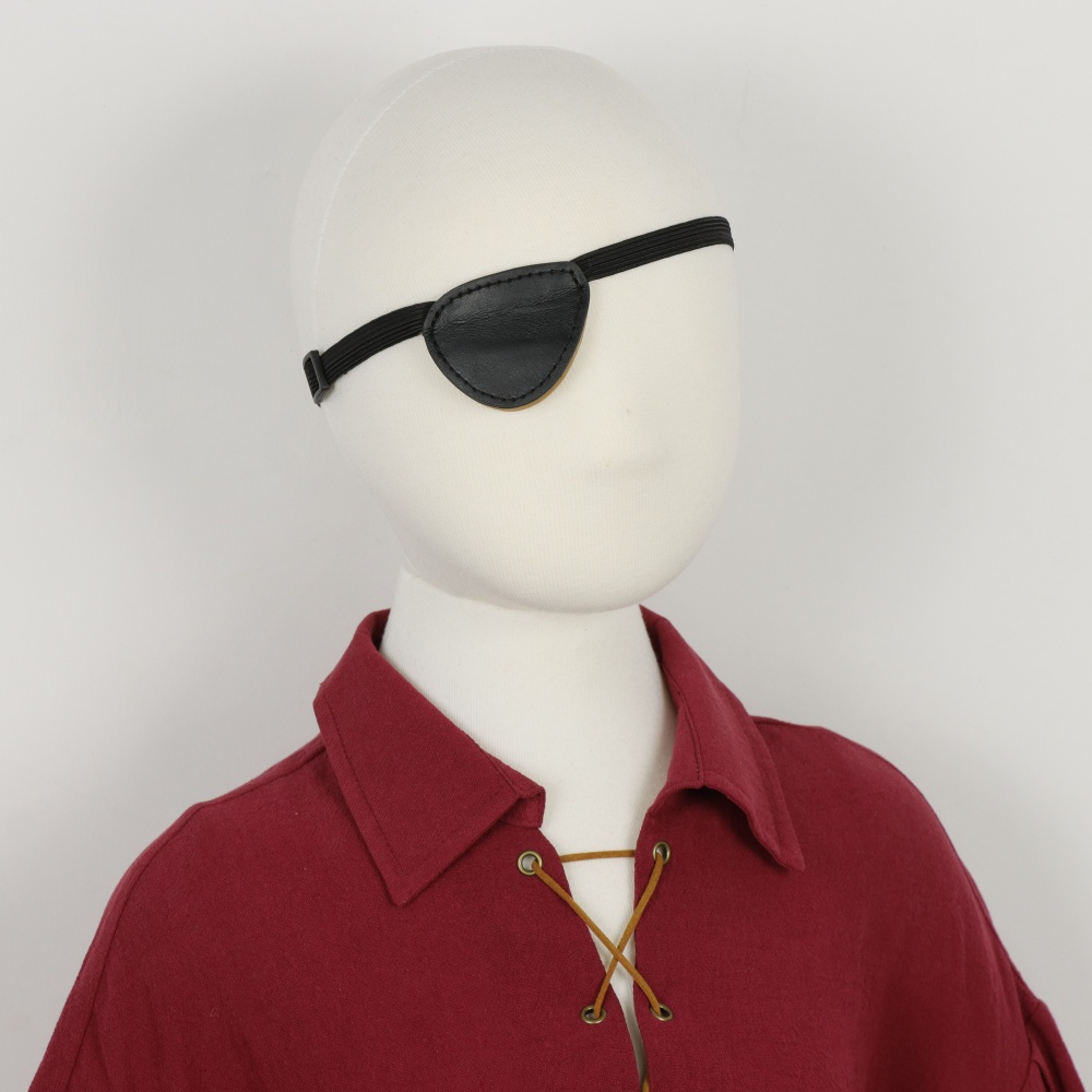 Black PU Leather Pirate Eyepat - огляд і ціна Cosplay Prop